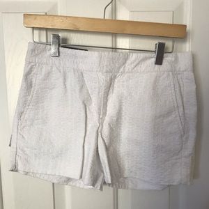 Banana Republic White Hampton Shorts